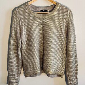Metallic Knit Sweater